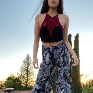 Handmade Crotchet Crop Top